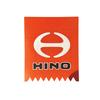 Red Custom Mudguards for Hino Truck Semi-Trailers: Various Models for Cross-Border Trade.
