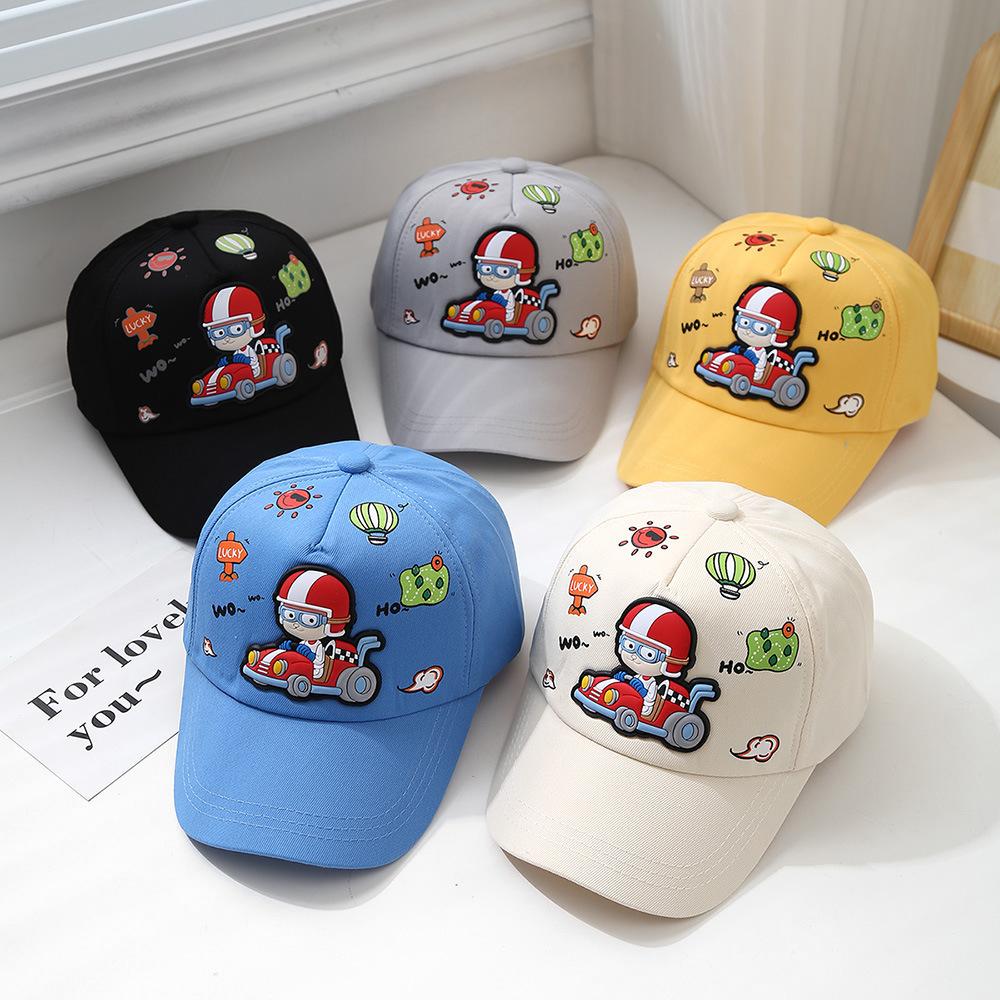 Children 's Sports Hats School Baby Boys Baseball 2026 Summer Embroidered Vehicles Outdoor Kids Caps for 2-8Years Adjustable