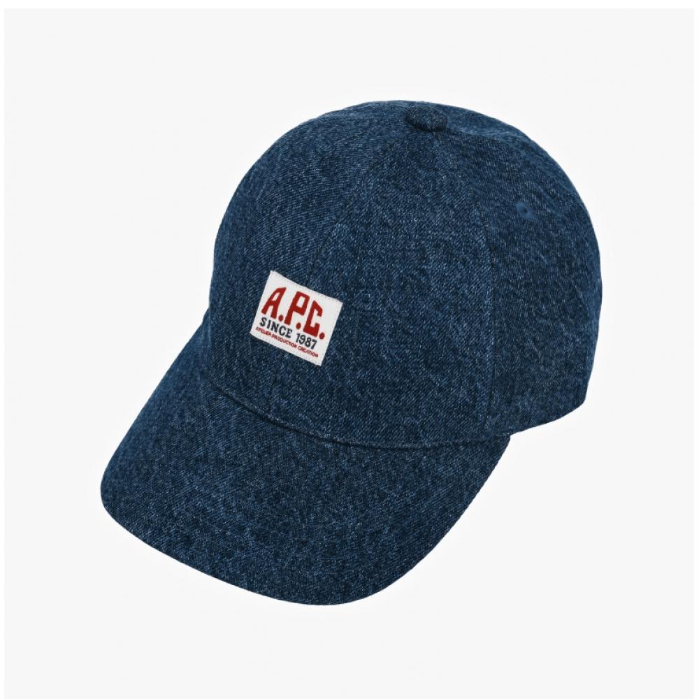 A.p.c. Charlie Washed Indigo Cap M24151