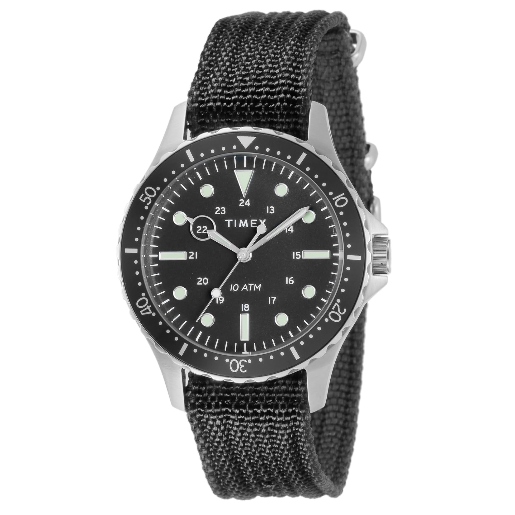 Мужские часы TIMEX TW2T75600 с черным циферблатом