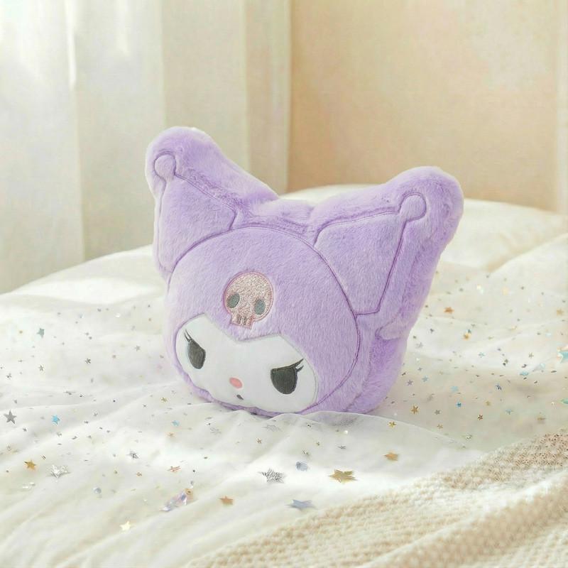 Hello Kitty Car Seat Set Plush Pillow Blanket Seatbelt Shoulder Strap For Kids