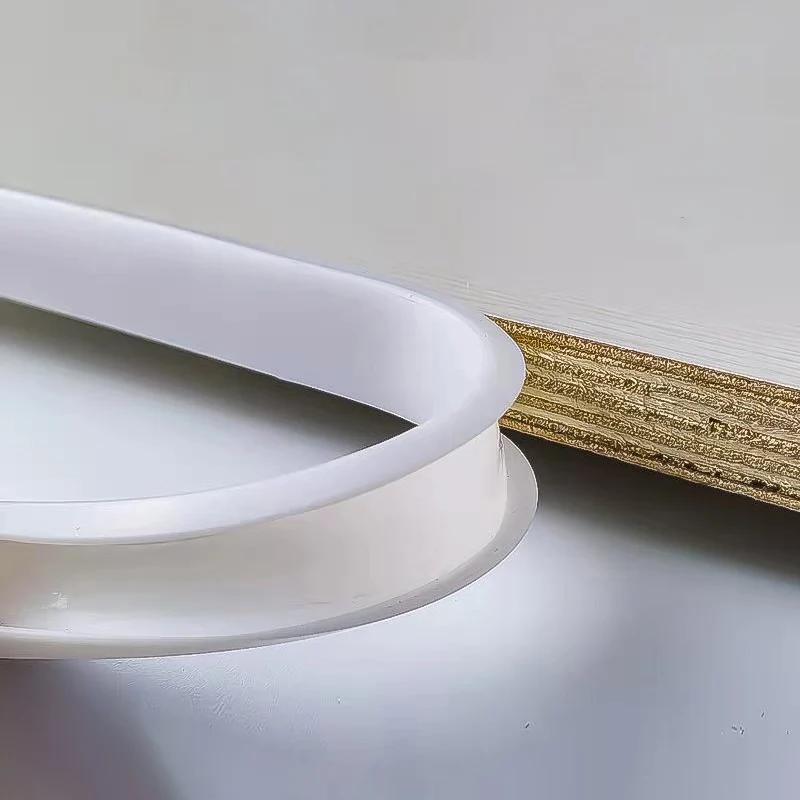 Self-Adhesive U-Shaped Edge Banding Tape Furniture Wood Board Cabinet Table Chair Protector Cover Anti-collision PET Seal Strip