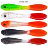5pcs Artificial Baits 7cm 2.2g Wobbler Fishing Baits Double Color Fishing Lures Swimbait Lures Fishing Tackle Accessory