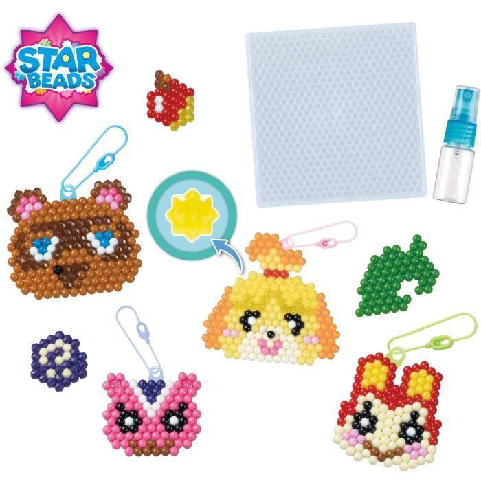 Aquabeads-set Animal Crossing: New Horizons, 800 pärlor i olika former och färger, pärlor som fäster med vatten, 31832,