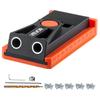 Pocket Hole Jig Kit, 12.7 To 38.1 Mm Adjustable, Mini Jig Pocket Hole System with Step Drill, Hex Wrench, Drill Stop Ring, Square Drive Bit