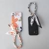 Fashion new celebrity versatile silk scarf portable short URL spring and summer handbag with bag accessories hand carry mobile phone chain