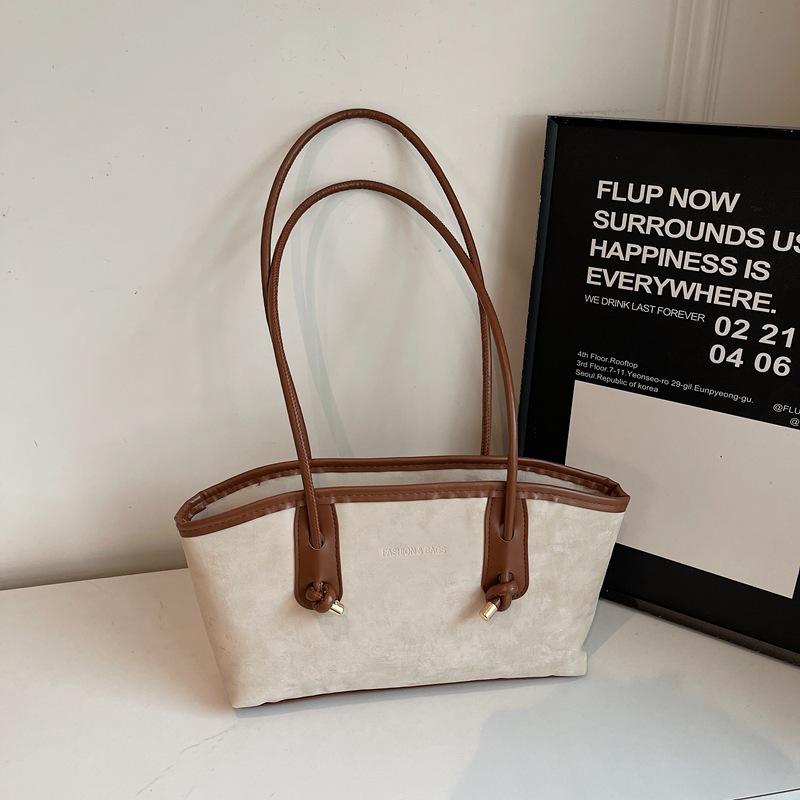 Premium Texture Retro Large-capacity Bag Women's 2025 New Autumn Commuter Shoulder Bag Portable Tote Bag