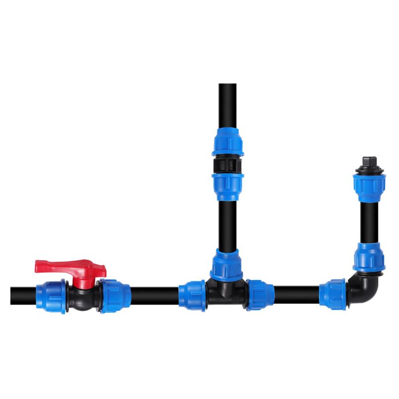 20mm PVC PE Tube Tap Water Splitter Plastic Quick Valve Connector Garden Agriculture Irrigation Water Pipe Fittings