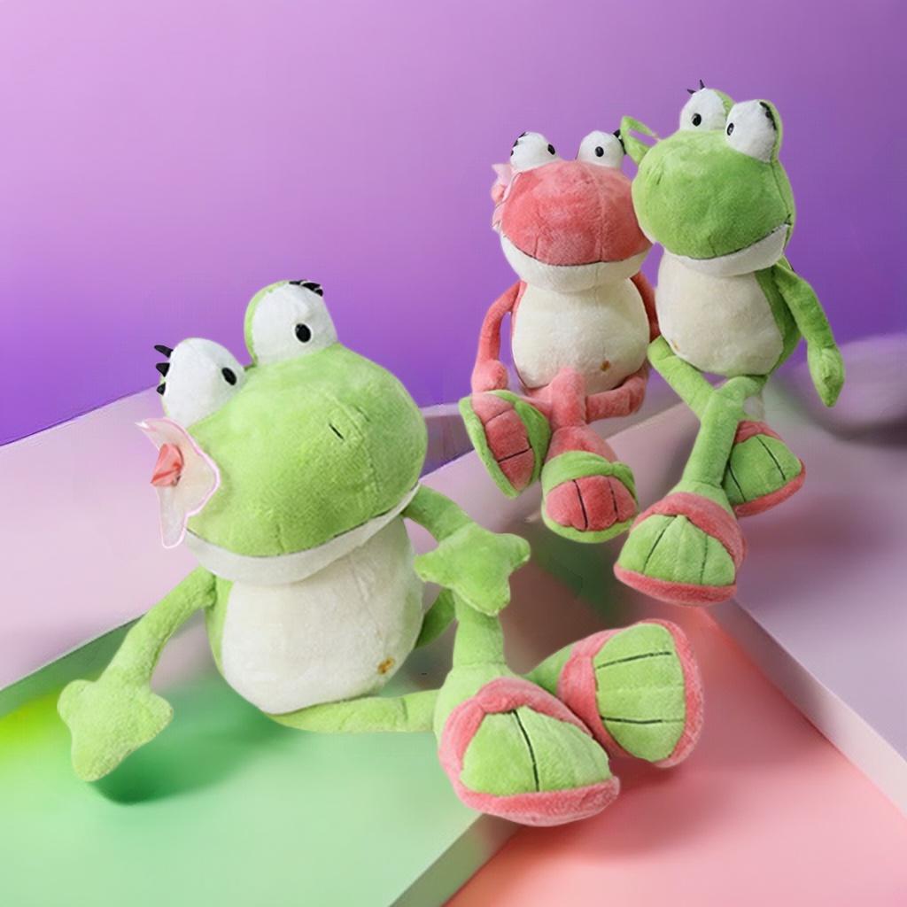 Cute Plush Frog Toy With Long Legs Perfect Gift For Girls And Couples