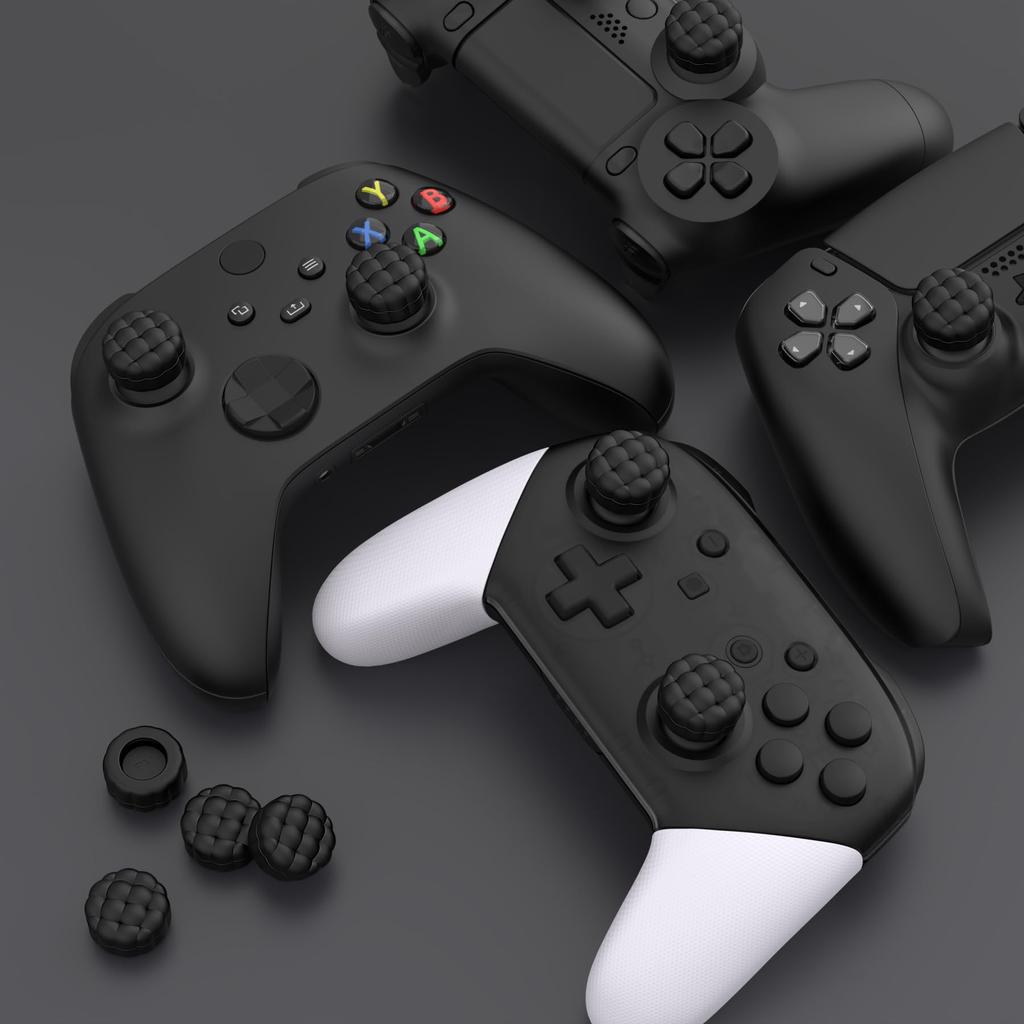 PlayVital Grip Cap Compatible with PS5 Edge Standard Joystick PS5 Compatible with PS4 Compatible with Xbox Series Xbox One Thumbstick Cover Compatible