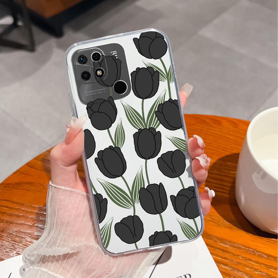 Covers For Redmi 10C Case Stylish Fun Soft Transparent Slim Silicone Anti Drop Phone Shell For Xiaomi Redmi 10 C Bumper Fundas