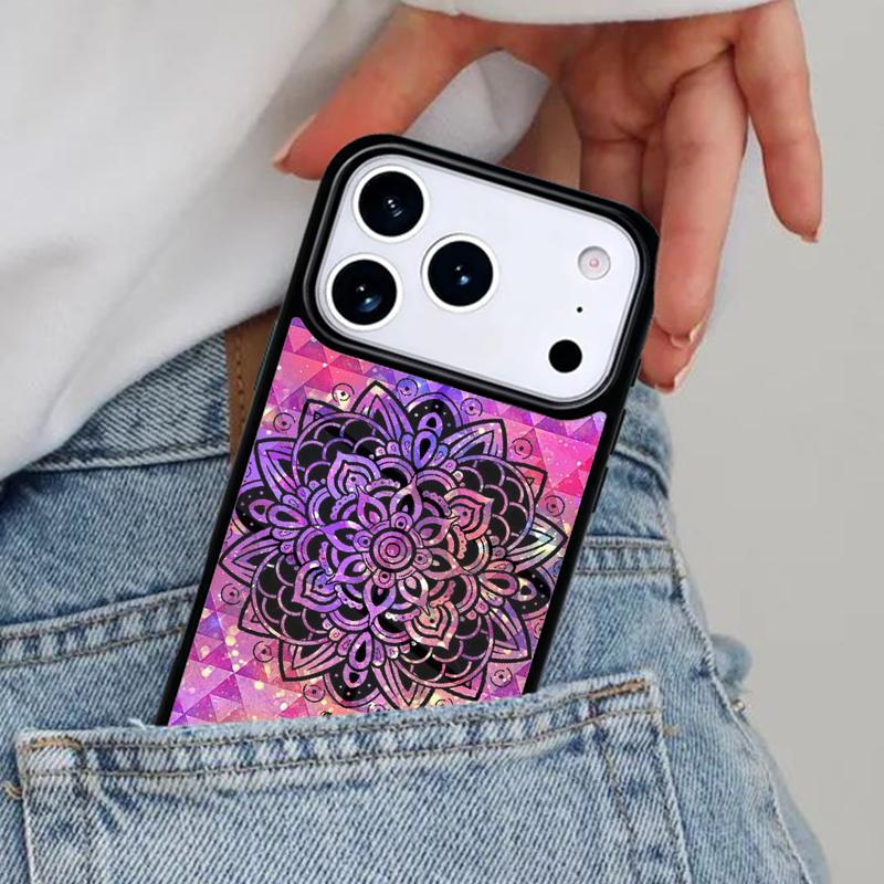 Mandala Mandala Phone Case for iPhone 17ProMax 12 13 14 15 16e 17 Pro Max Plus Air Cover