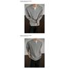 Fake Two Long Sleeved T-shirts, Men's Spring and Autumn Trend, Waffle Style Loose Fit, Bottom Layer, Simple Casual Top