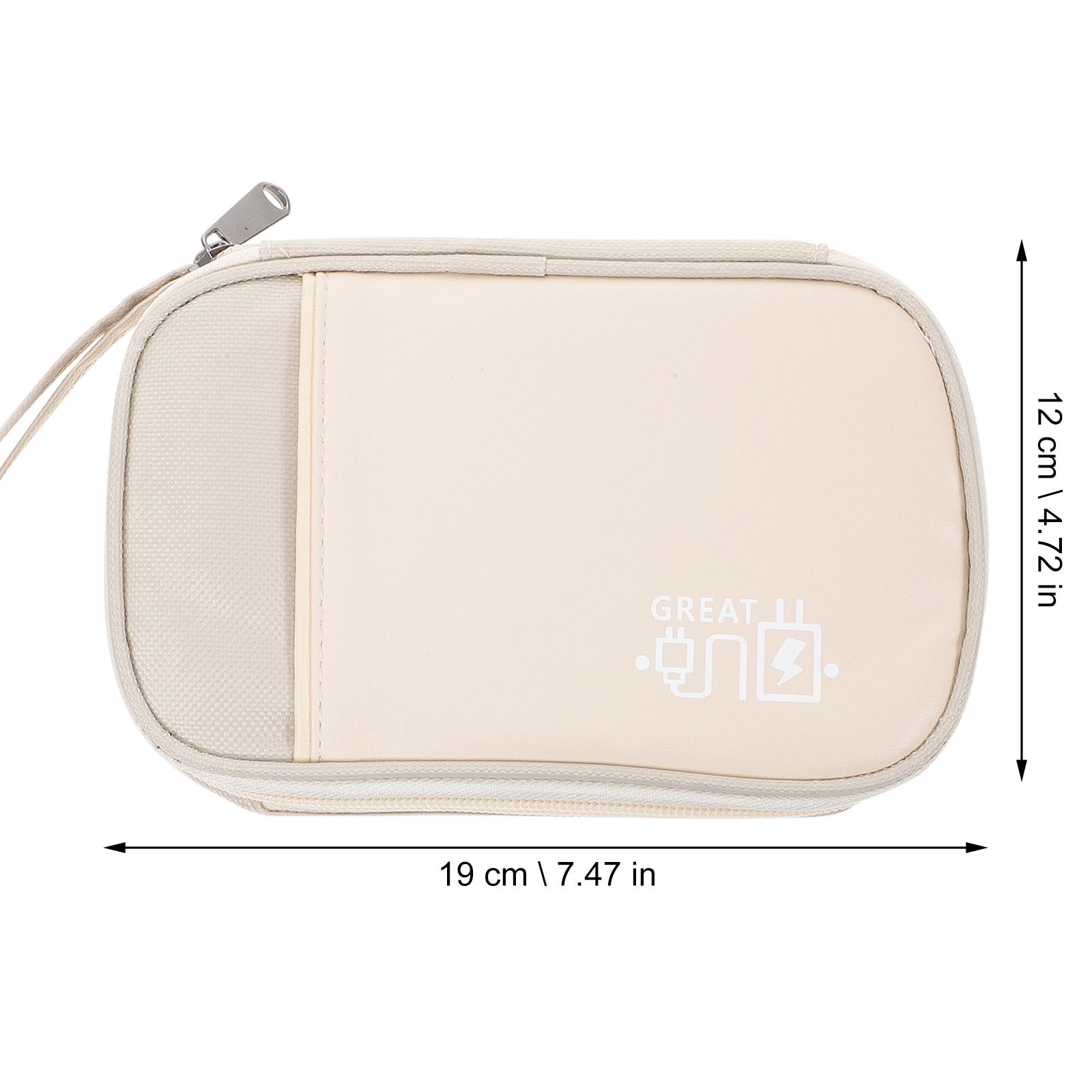 Органайзер для электроники Водонепроницаемый чехол для кабелей для телефона, наушников, компактная сумка для хранения для дома и улицы