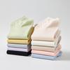 Women's Summer Thin Cotton Ankle Socks - Antibacterial, Odor-Resistant, Breathable, Sweat-Absorbing in Solid White