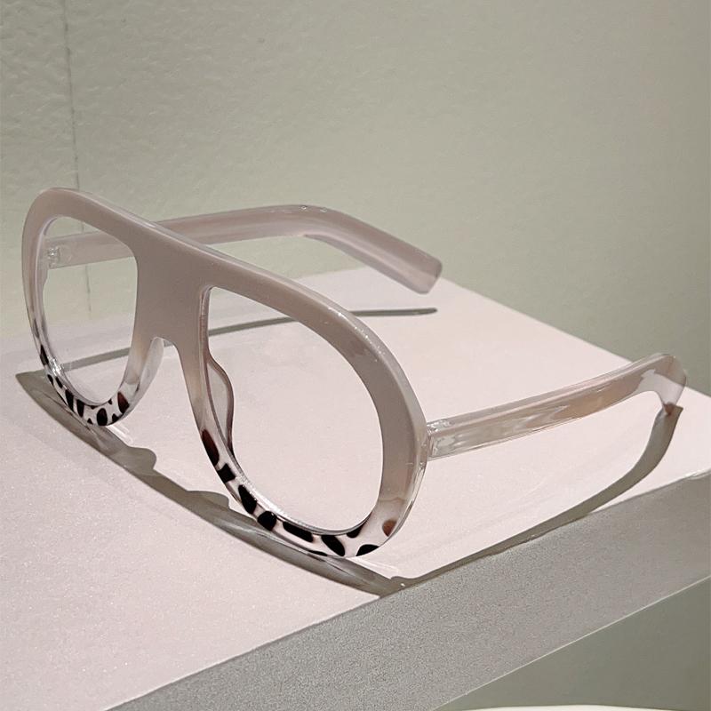 

KAMMPT Pilot Eyeglasses Male Stylish Simple Retro Decor Eyewear Female Trendy Brand Designer Blue Lightweight Blocking Optical Frame transparent lenses