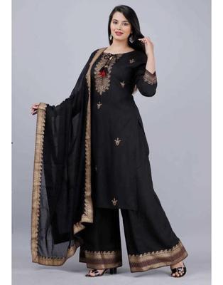 Indisches Damen-Designer-Kurta-Palazzo-Dupatta-Set, Bollywood-Top, Tunika, Kurti, Salwar Kameez