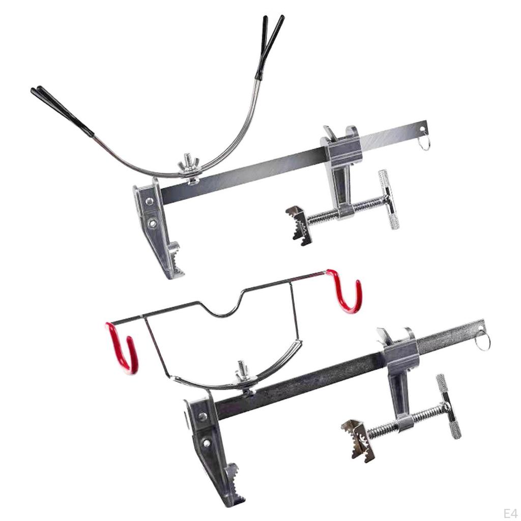 Rod Holder Bracket Support Tool Adjustable for Boat Kayak Bridge Pier Sea Railing