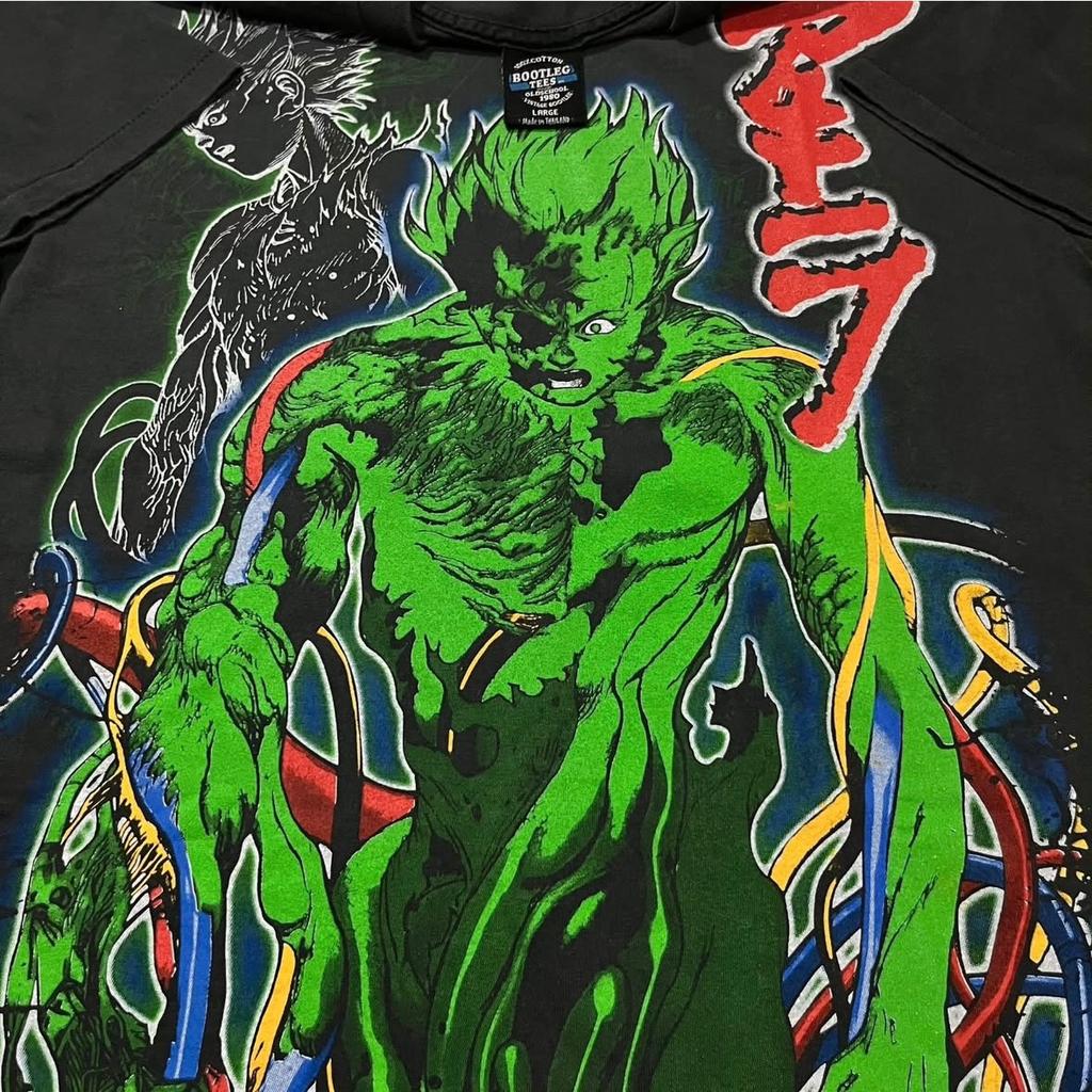 Vintage 80s AKIRA AOP Anime Manga Cartoon Neo Tokyo Japan T-Shirt Mens Womens Tees Top REPRINT