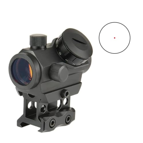 Yoyzn Red Dot Sight, 2MOA Red Dot & Red Dot Sight, Compatible with 20mm Rails, 11-Level Dimming, T1 Compact Reflex Holographic Sight for Airsoft and H