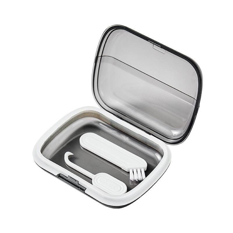 Invisible Braces Box Put Orthodontic Retainer Storage Box Invisalign Orthodontic Portable Denture Storage Box Cleaning