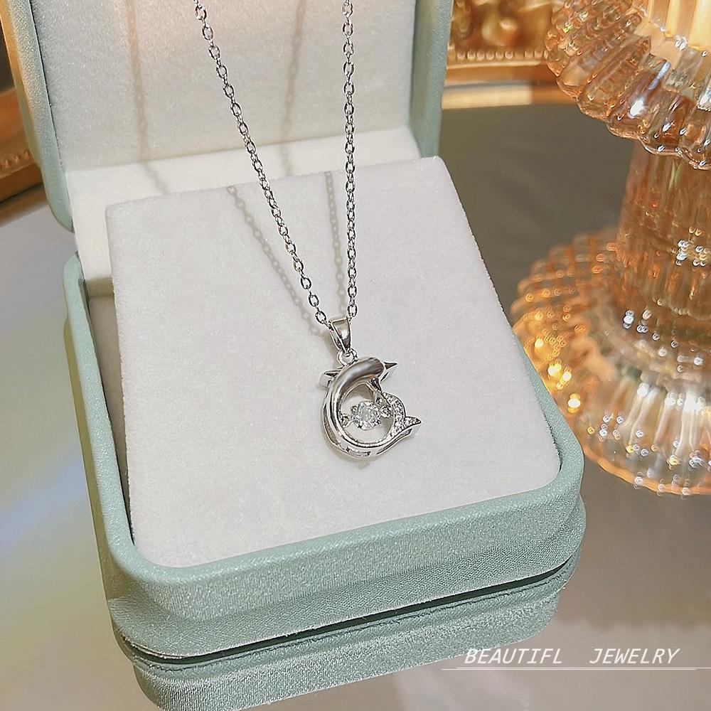 Korea's Best-Selling Clavicle Pendant Necklace - Super Fairy Titanium Steel Jewelry for Women