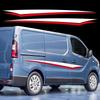 Für RENAULT TRAFIC Autoaufkleber Transporter Tür Seitenaufkleber Set Folien Vinylfolie PVC Aufkleber Autozubehör Außendekoration