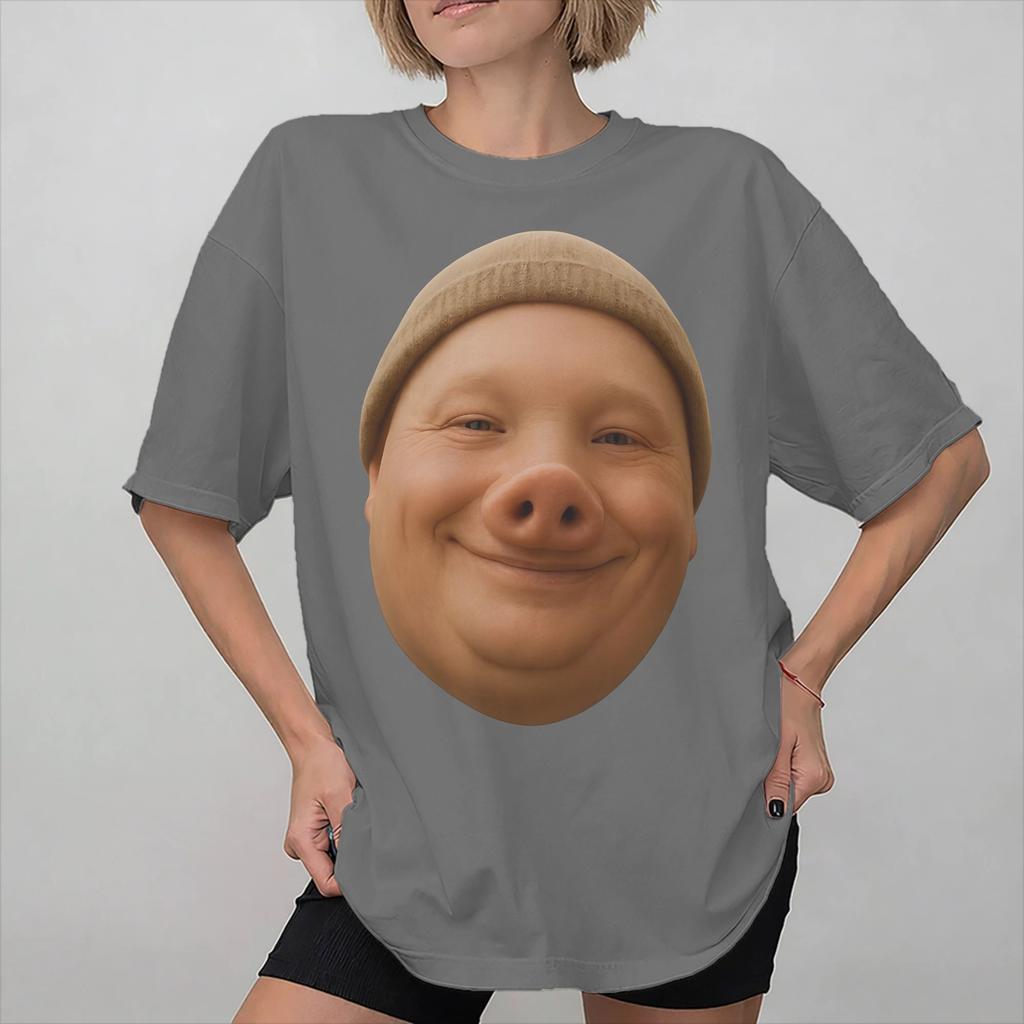John Pork Head Funny Tee Shirt For Unisex Unisex Graphic Summer Fashion T Shirts 100 Cotton Clothes Tops