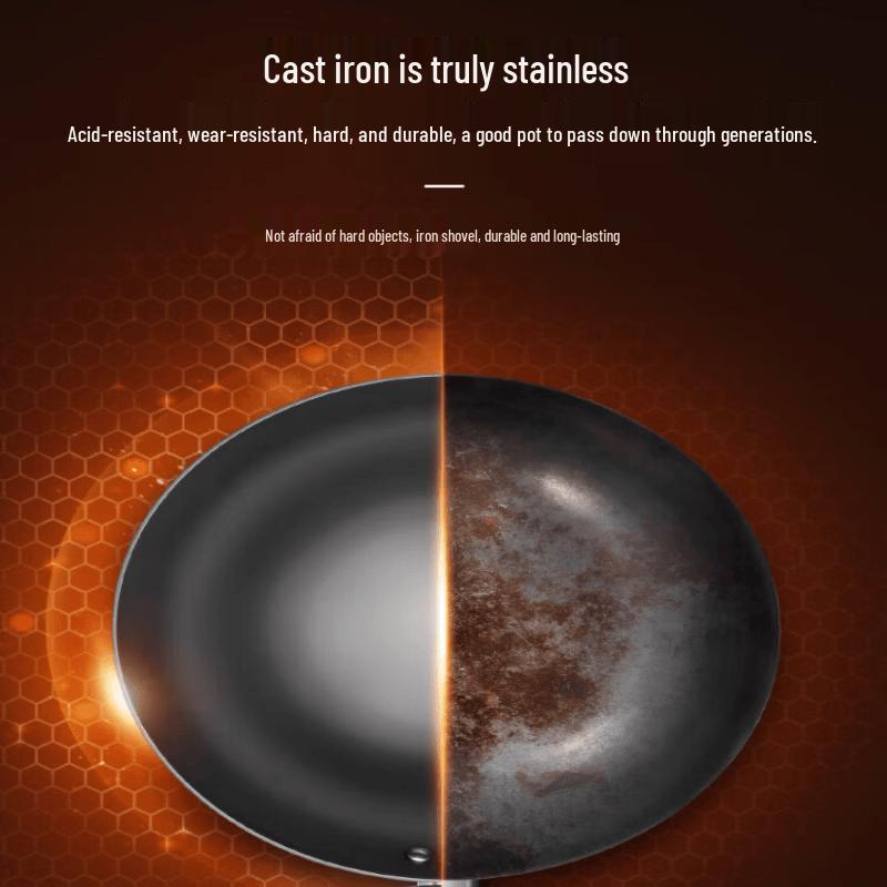 Supor 30cm Rust-Resistant Cast Iron Wok