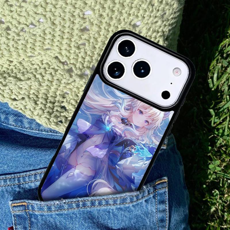 Sangonomiya Kokomi Genshin Impact Phone Case For iPhone 17 AIR 16 Pro Max 15 14 Pro 11 12 13 Shockproof Silicone Cover