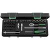STAHLWILLE Socket Wrench Set with 88TXKN 36-Piece 1/4" Case,