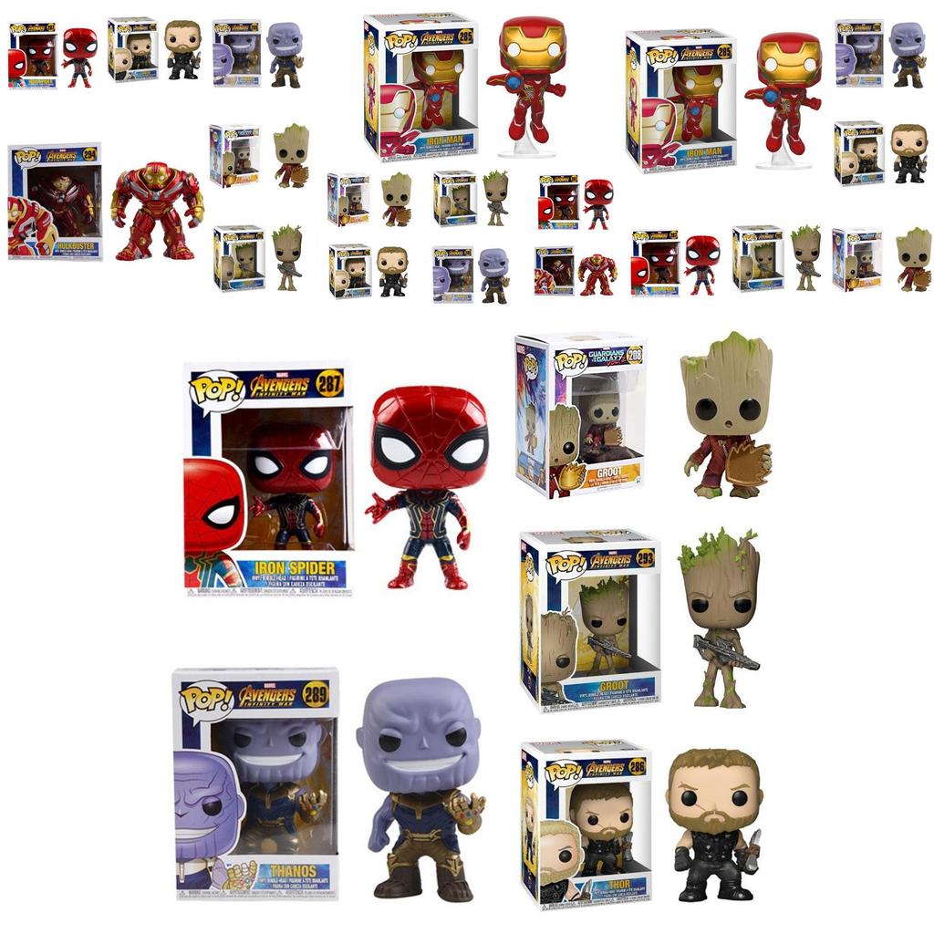 Vibrant Marvel Avengers Pop Toy Anime Figure With Iconic Spider-man Design