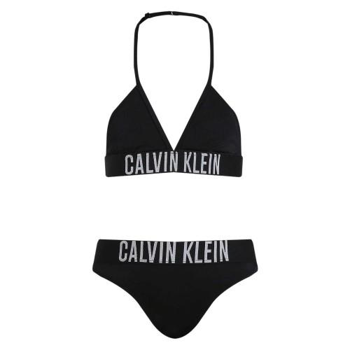 Calvin Klein Girls Lettering Tie Detail Bikini Set