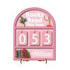 Book Read This Year Counter Sign Reading Tracker Plaque Bookshelf Decoration Handmade Wood Reading Challenge Tracker Book Lovers Gift