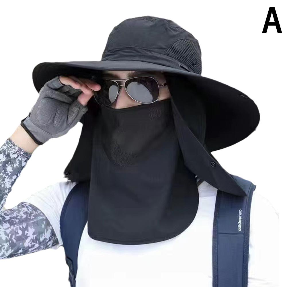 Summer Outdoor Sports Men's Fishing Hat Sunscreen Uv Protection Breathable Sunshade Casual Mountaineering Fishing Caps