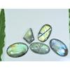 23X33-28X43MM Natural Multi Labradorite Oval Cabochon Loose Gemstone 5PcsLot LL-962