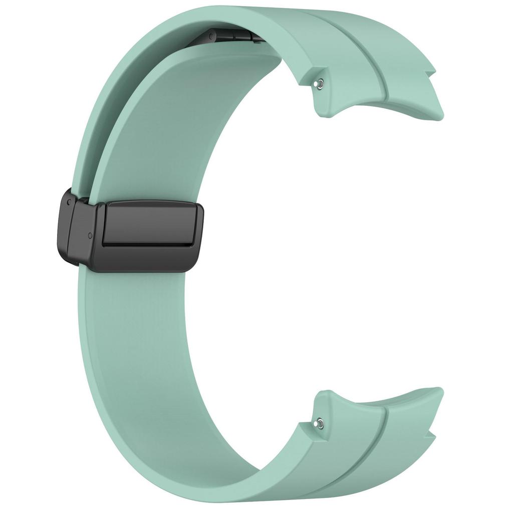 Silicone Strap with Folding Magnetic Buckle for Samsung Watch 4/5/6/Pro - In Stock