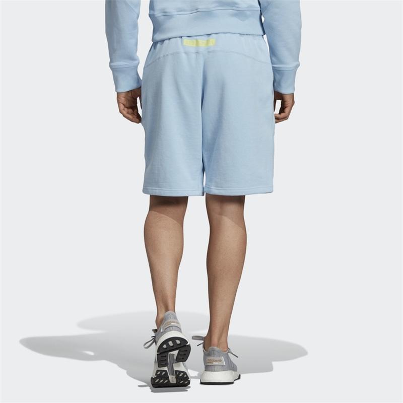 Adidas Originale Clover Sportlich Lässig Atmungsaktiver Strick Komfort Lockere Shorts Herrenshorts Blau DV1942