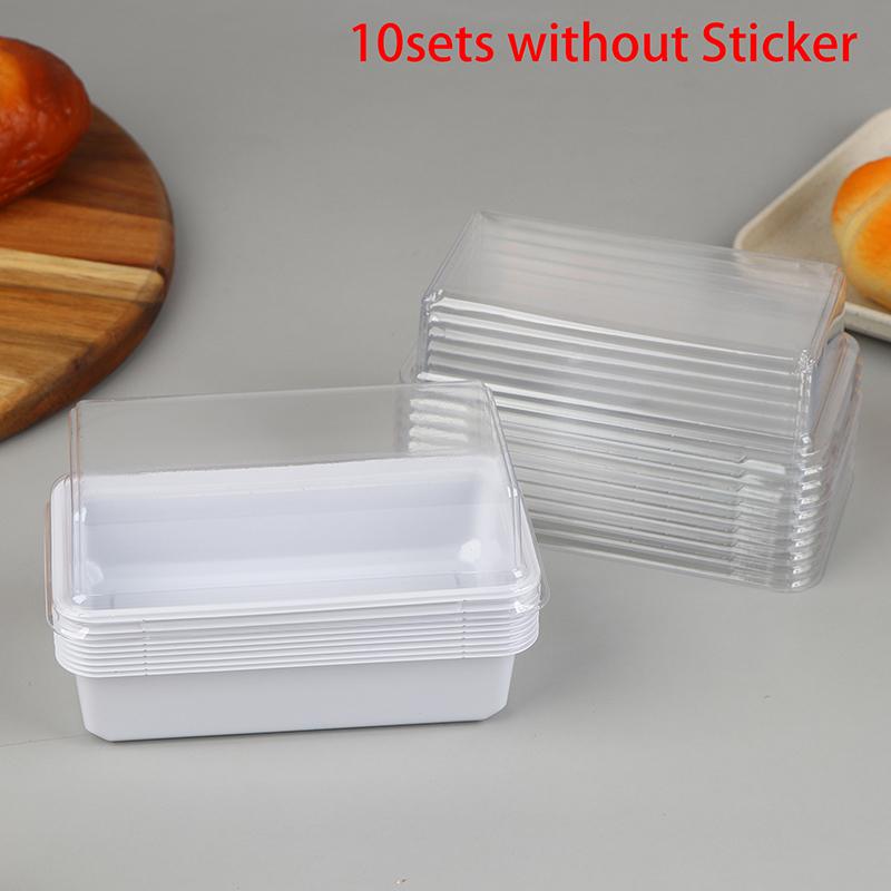 

10/50 шт Прозорий Тримач для Сендвічів Тортів Кондитерські Харчові Коробки Контейнер для Кексів Тірамісу Пакувальні Коробки для Весілля Дня Народження