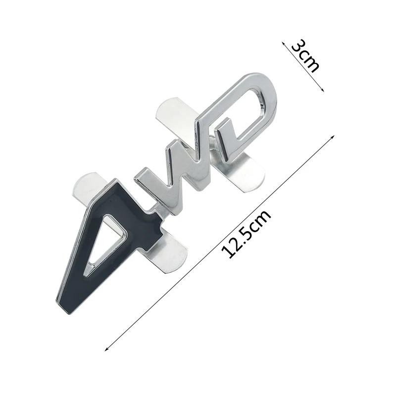 Car Styling 4WD Front Grille Emblem Auto Car Sticker Badge Decal for Jeep Wrangler Land Rover Dodge Ram KIA Chevy Subaru XS4