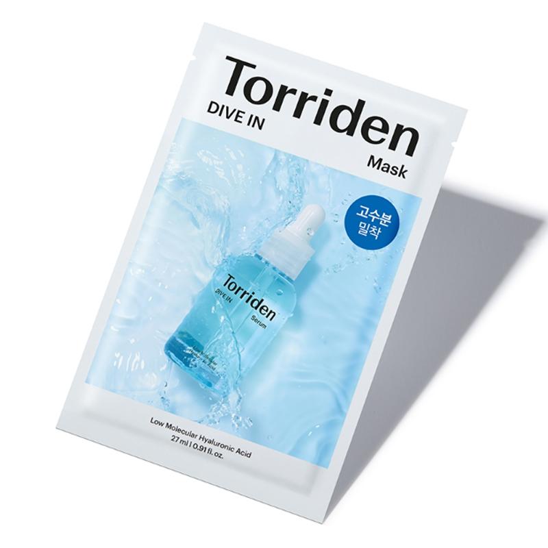 [Torriden] DIVE-IN Low Molecule Hyaluronic Acid Mask Pack 27ml*10EA 1EA