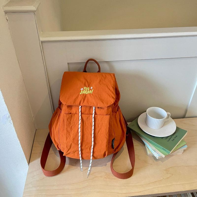 Dual-shoulder Bag, Fashionable Letter-shaped Backpack, Casual Large-capacity Hiking Bag