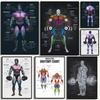 Muscle Anatomy Chart Quotes Canvas Painting Weightlifting Poster Print Color Pictures Gym Boy Room Wall Home Decor