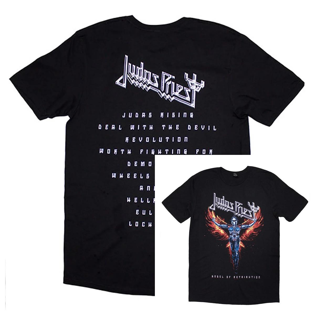 

Judas Priest Angel of Retribution Tracklist T-shirt High-end Luxury Is for Both Men and Women Top Y2k 2026 Summer 4XL