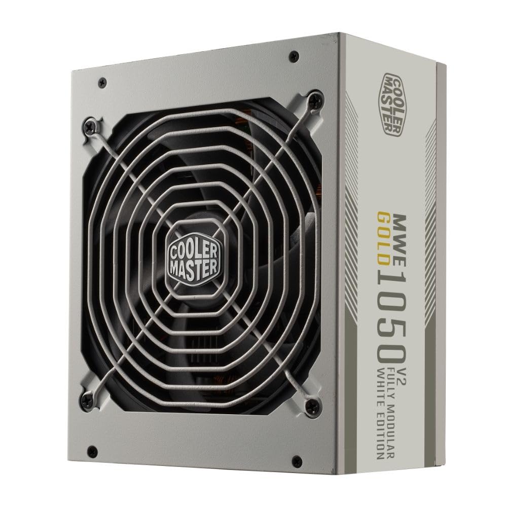 Cooler Master MWE Gold V2 FM 1050W ATX3.0 White 80PLUS GOLD compliant, 12VHPWR port, high-capacity PC power supply unit MPE-A501-AFCAG-3GJP