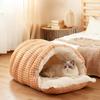 Pet Litter Four Seasons Warm Cat Litter Winter Cat Litter Dog Litter Four Seasons Universal Products Closed Cat Bed Can Be Dismantled and Washed