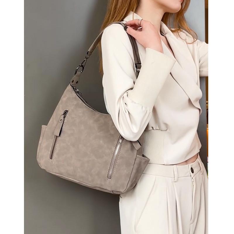 IELGY Женская большая вместительная универсальная винтажная матовая текстурированная — фото 5