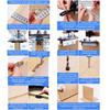 2 in 1 Slotting Assistant Positioner Limiter Set Accuracy Marking Adjustable Fence Limiter for Cabinet Assembly