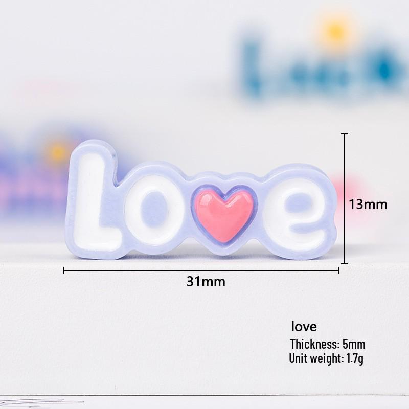 Colorful Epoxy Resin Letter Sign for DIY Projects: Phone Case Decals, Fridge Magnets, Shoe Buckles