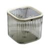 Press To Open Clear Desk Trash Bin Multifunctional Storage Container For Makeup Tool